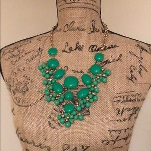 Green Statement Necklace